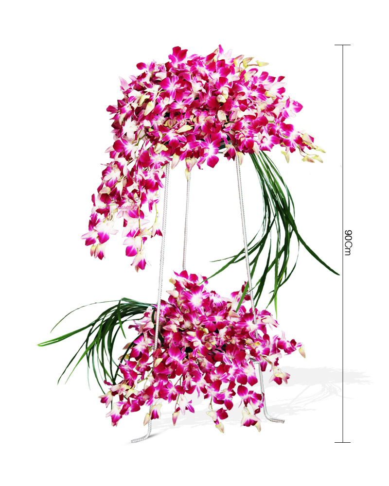 Purple Dendrobium Orchids Arrangement