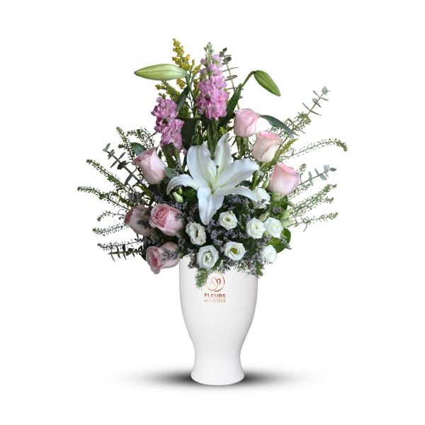 Abundant Love - Main Image - White Vase 1