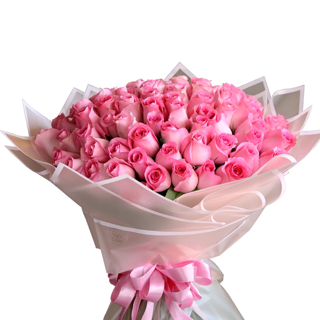 Pink Rose Hand Bouquet | Pink Roses Hand Bouquet