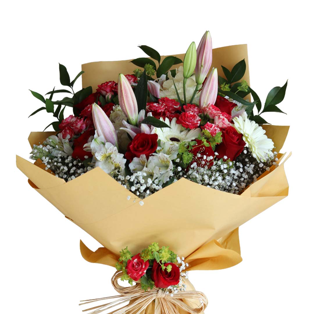 Classic Love Bouquet Delivery Abu dhabi | Birthday Arrangement