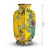 Yellow Coloured Chinese Vase - 1