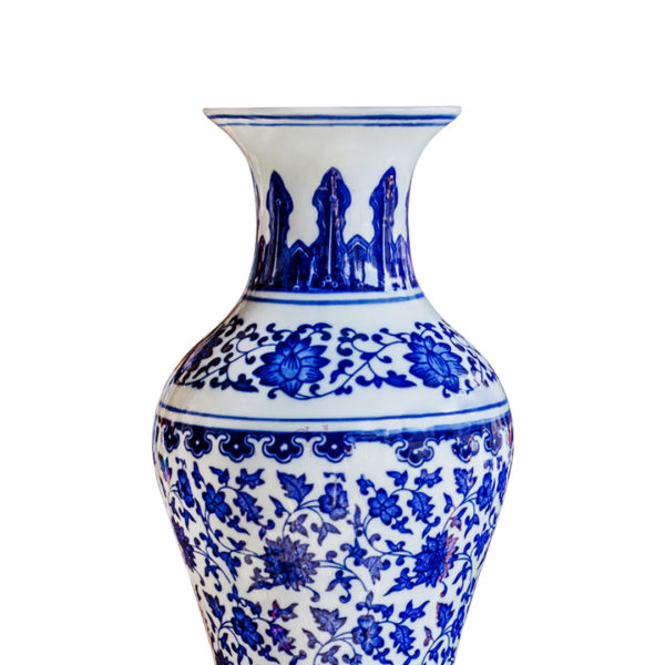 Blue and White Porcelain Premium Vase - 1