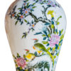 White Flower Garden Porcelain Vase - 2