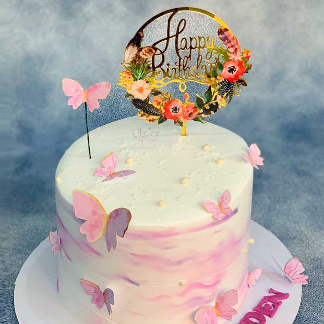 Butterfly Theme Cake - Choiceflowersuae