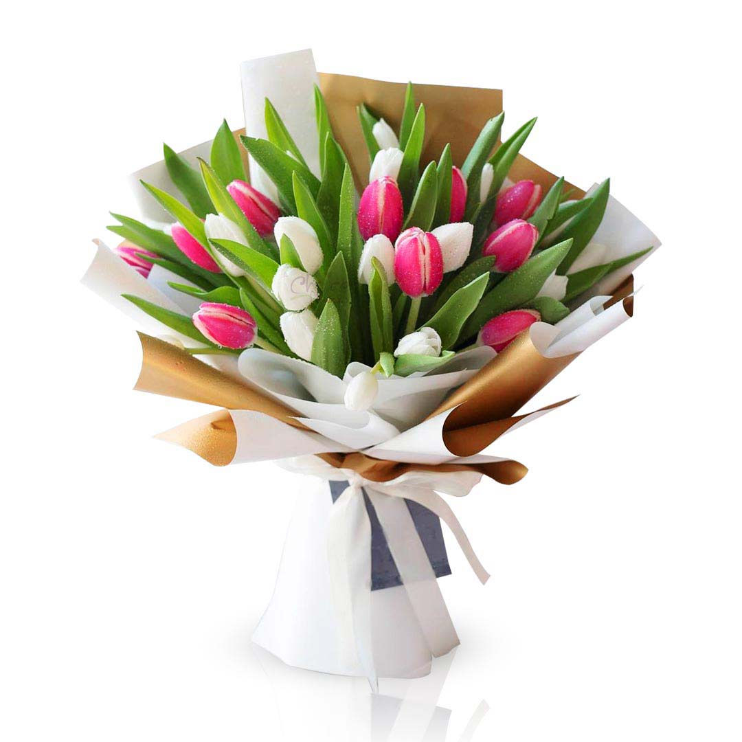 Mixed Tulips Beauty - Choiceflowersuae