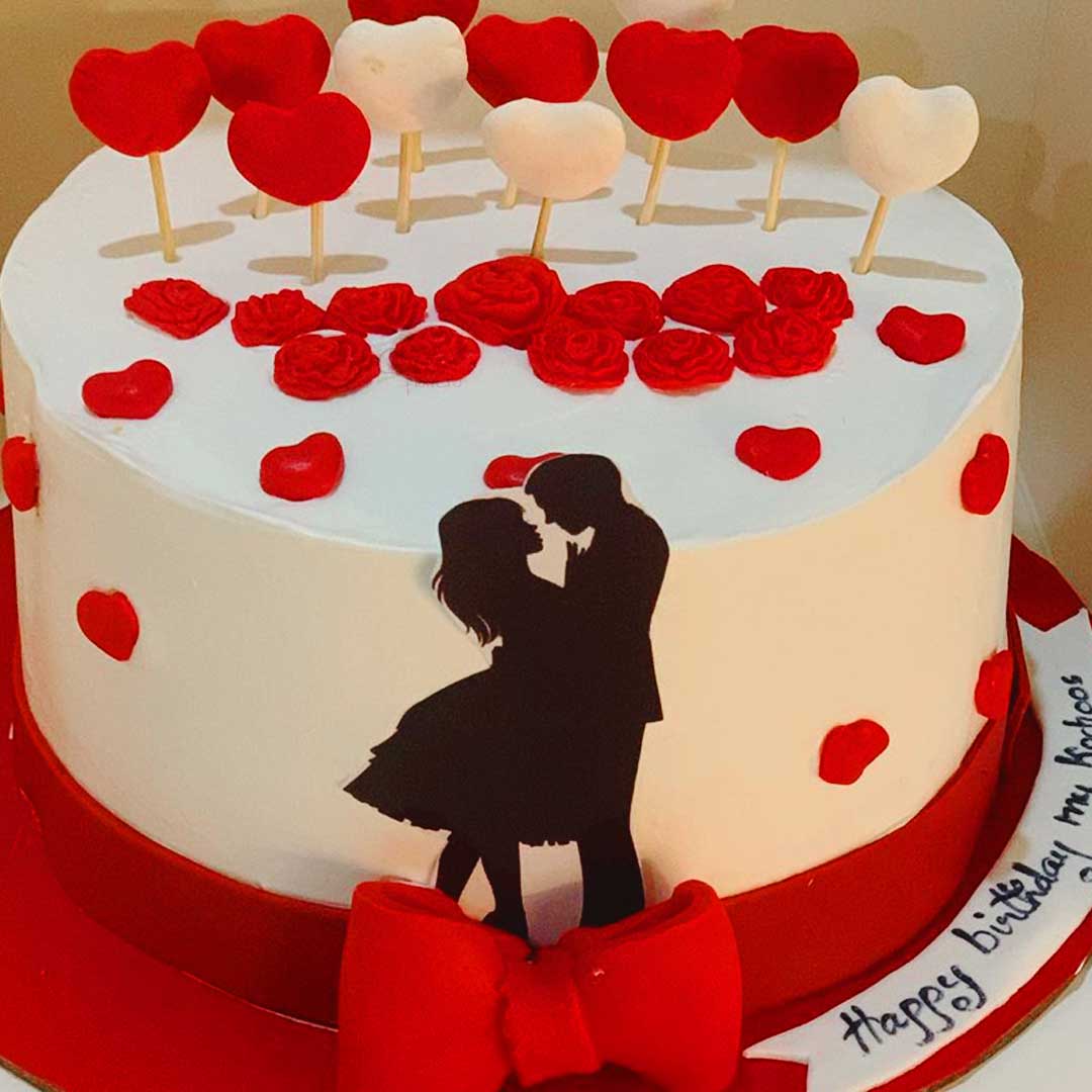 Romantic Cake - Choiceflowersuae