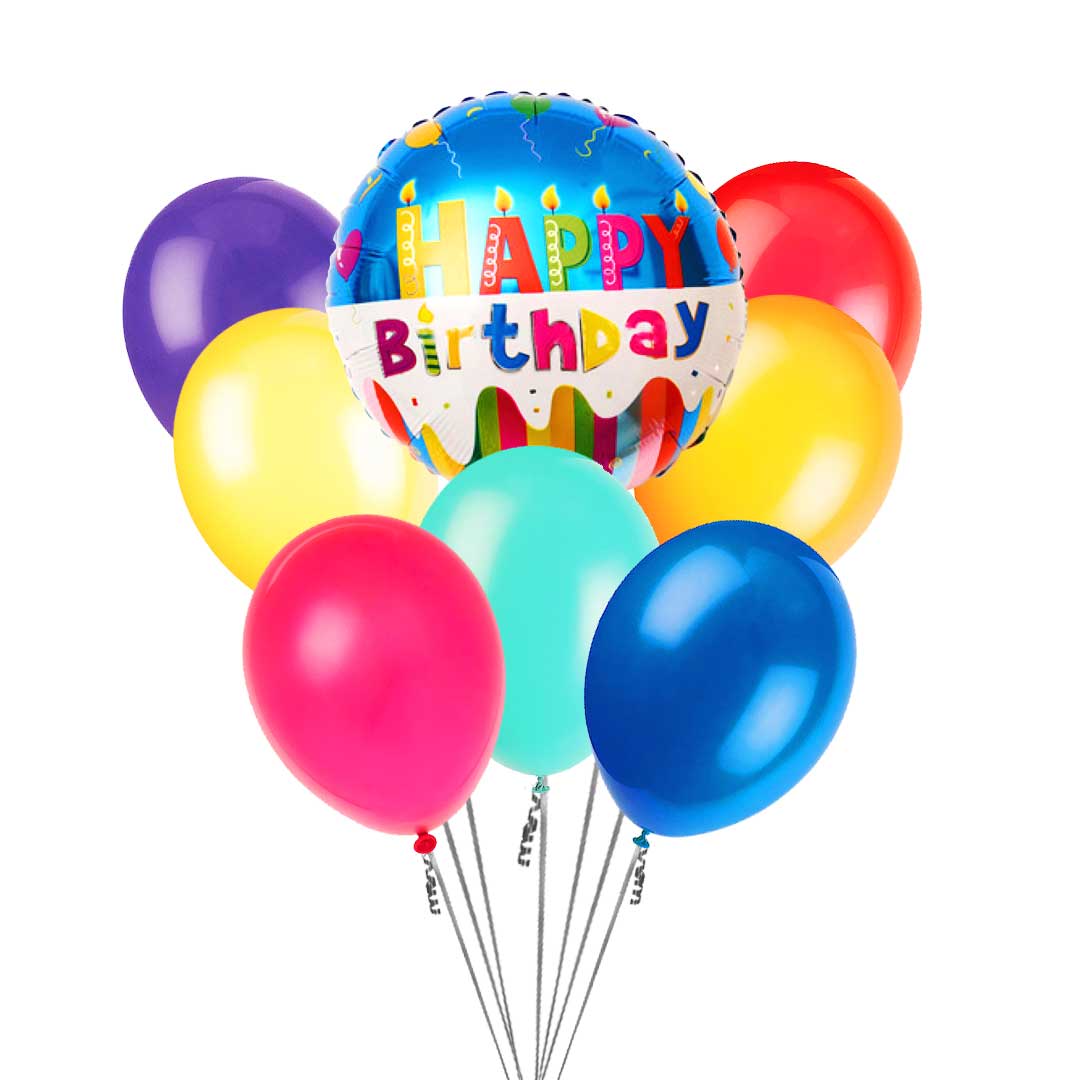 Send Birthday Balloon Bouquet Delivery Abu Dhabi | Choice Flowers