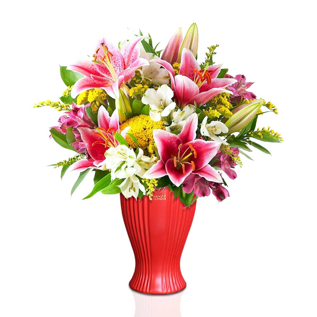 Lovely Flower Vase Choiceflowersuae 1616