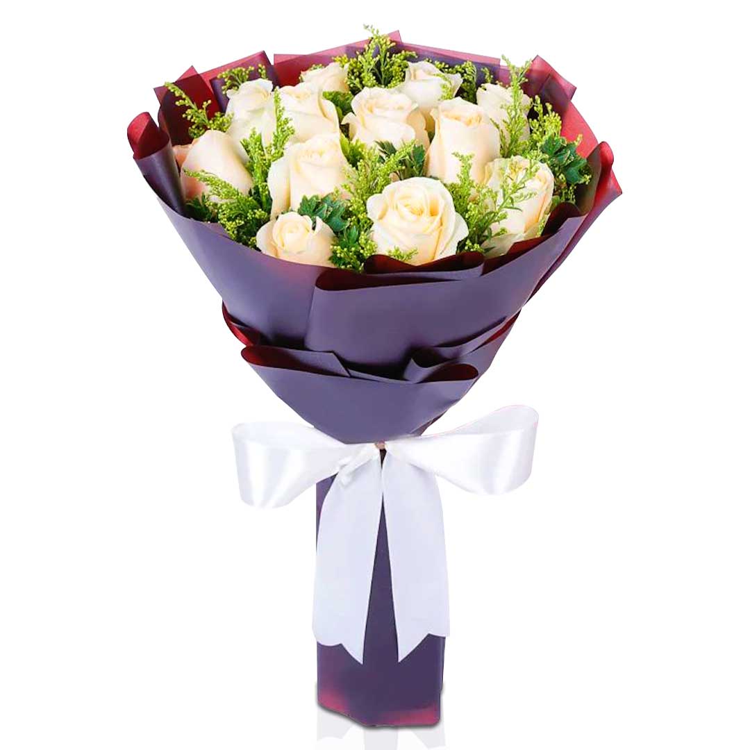 Champagne roses - Choiceflowersuae