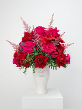 Red Harmony Vase Arrangement