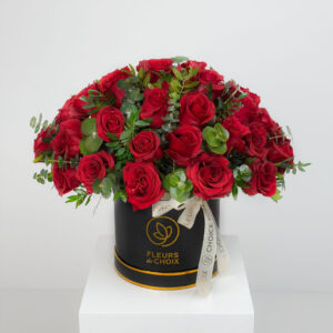 Red Rose Box Arrangement