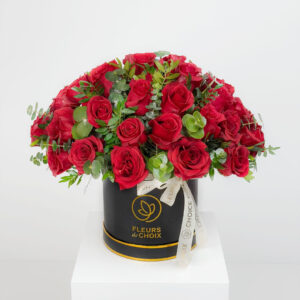 Red Rose Box Arrangement